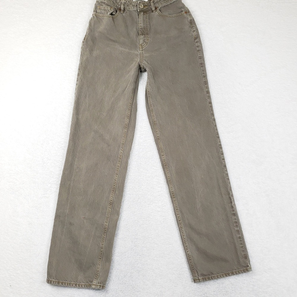 PacSun 90s Boyfriend High Rise Straight Leg Jeans Taupe Gray Size 27
